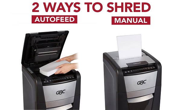 paper shredder Auto Vs. Manual Feed