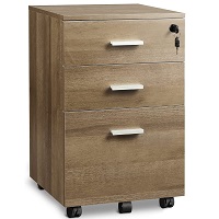 DEVAISE Mobile File Cabinet with picks