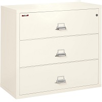 FireKing Fireproof Lateral File Cabinet (3 Drawers, picks