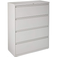 Lorell Fortress Lateral File, Light Gray picks