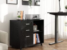 lateral file cabinet wood