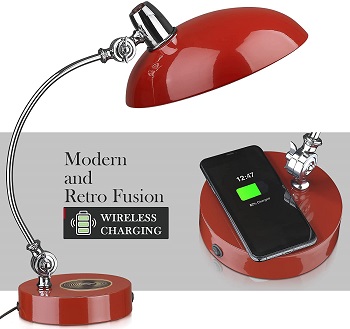 BEST VINTAGE RED DESK LAMP 