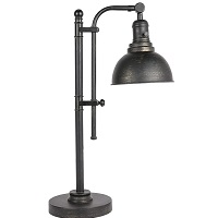 CO-Z Rustic Desk Lamp Black Adjustable, Industrial picks