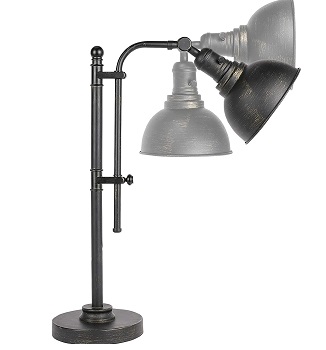 CO-Z Rustic Desk Lamp Black Adjustable, Industrial review