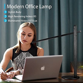 CRIOO LED Desk Lamp, Full Metal SLIM LAMP