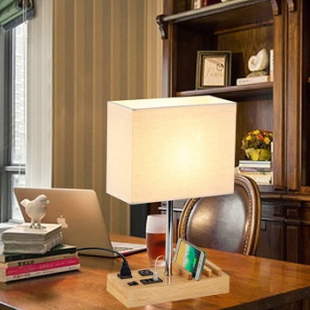 Dreamholder Desk Lamp with 3 USB Charging Ports review