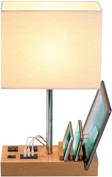 Dreamholder Desk Lamp with 3 USB Charging Ports