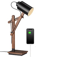 ELYONA Touch Control Desk Lamp with Wireless Charging & USB Port PICKS