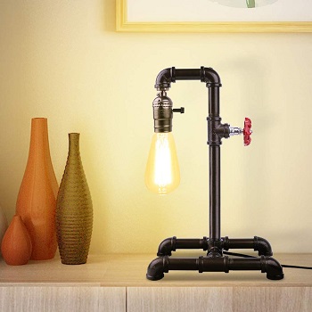 Edison Desk Lamp, Industrial Table Lamp, Steampunk js nova juns