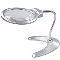 LEFFIS Magnifying Glass with Light and Stand PICKS