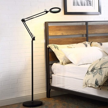 Psiven Magnifying Glass Floor Lamp