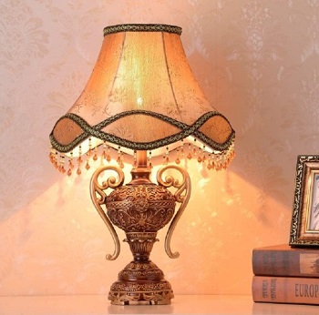 YCYM Brown Retro Table Lamp REVIEW