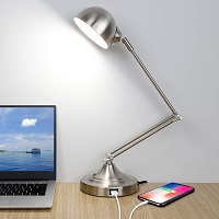 mlambert 3-Color in 1 LED Desk Lamp with USB Charging Port picks