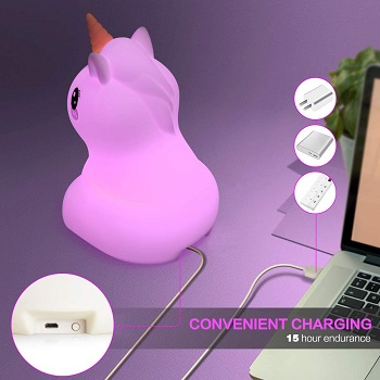 pamano Large Unicorn Night Lights for Kids