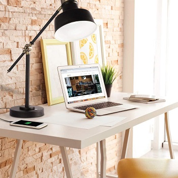 OttLite Balance LED Desk Lamp with USB Port rev