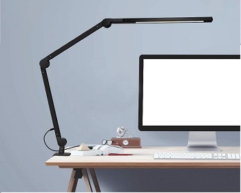 niulight Swing Arm Lights, LED Desk Lamp with Clamp review