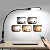 shinetech LED Desk Lamp with Clamp, Flexible picks