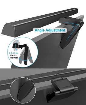 ufanore Computer Monitor Light Bar, 20 Inch Eye-Care Screenbar E-Reading