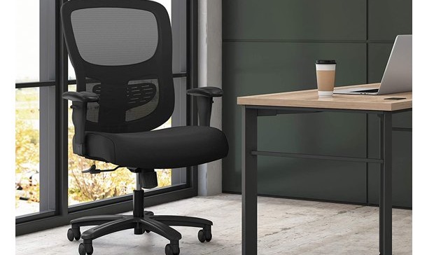 HON HVST141 Task Chair, with Height Arms, Adjustable Lumbar, rer