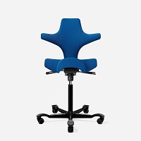 Hag capisco adjustable cobalt desk chair