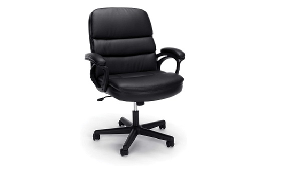 OFM ESS Collection Bonded Leather Executive Chair with Arms review