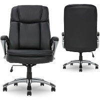 Serta big and tall executive office chair black picks