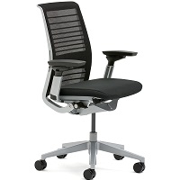 Steelcase 3D Knit Think Chair, Licorice picks