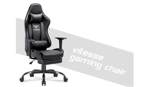 Vitesse Gaming Chair with Footrest Racing Style review