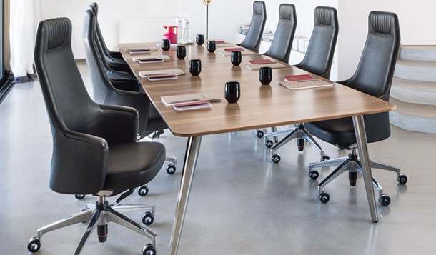 black boardroom chairs