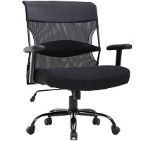 BestMassage Big and Tall Office Chair 500lbs Wide Seat Desk Chair Ergonomic Computer Chair pciks