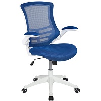 Flash Furniture Mid-Back Blue Mesh Swivel Ergonomic Task Office Chair picks