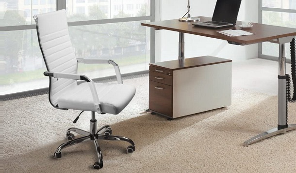 Furmax Ribbed Office Desk Chair Mid-Back review