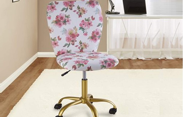 Urban Shop Watercolor Floral Desk Chair, review