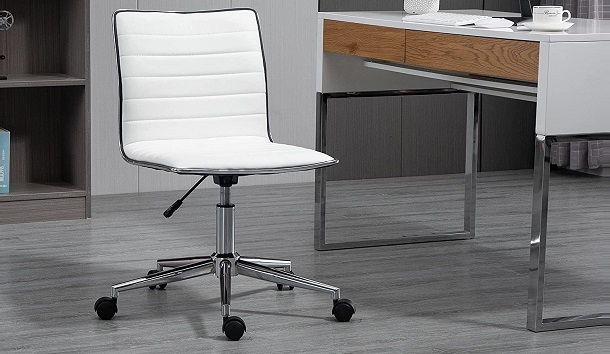 Vinsetto Mid-Back Armless Office Chair Task Chair review