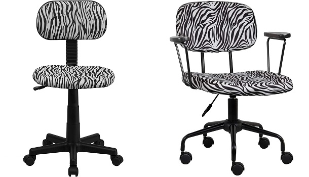 armless and armrest office chairs