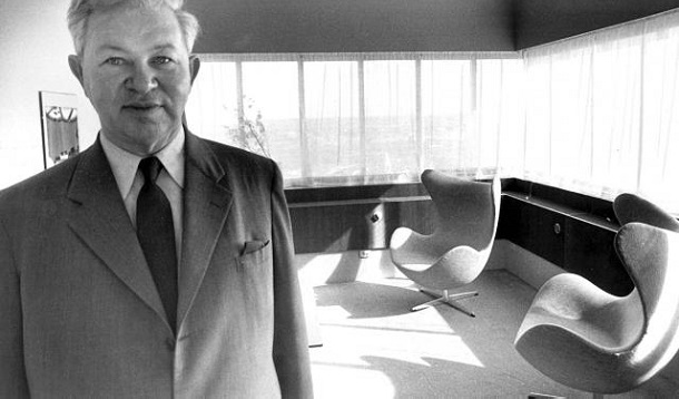 arne jacobsen, egg chair designer