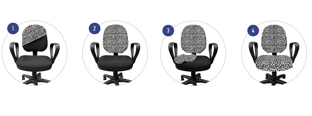 cheetach slipcover for office chair