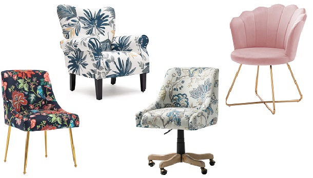floral chair types