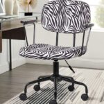 printed desk chair