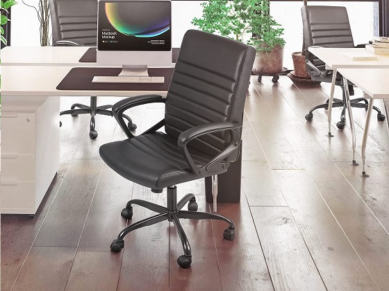 ribbed office chair
