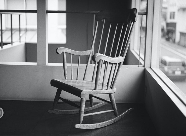 standard wooden rocking chair