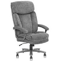 CLATINA Ergonomic Big and Tall Executive Office Chair with Upholstered picks
