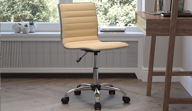 Flash Furniture Low back designer armless office chair