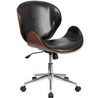 Flash Furniture Mid-Back Walnut Wood Conference Office Chair picks