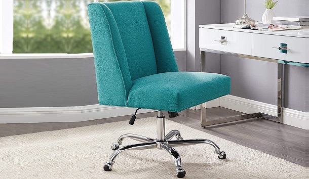 Linon Mermaid blue swivel clayton chair review