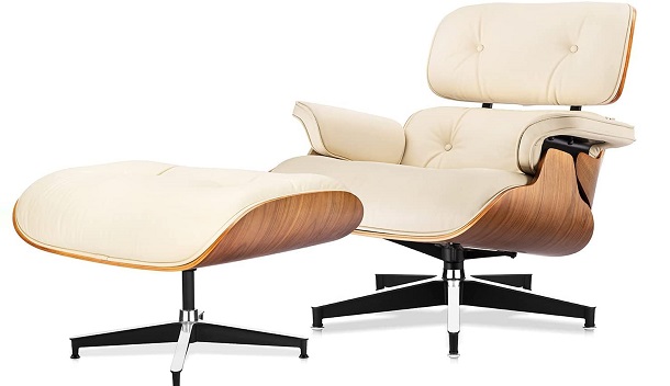 Rimdoc Mid Century Lounge Chair and Ottoman review