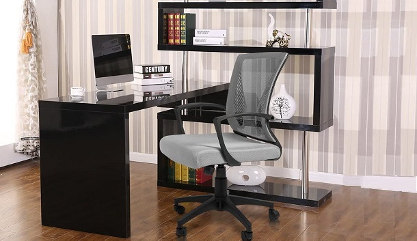 office chair and writing desk