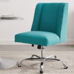 turquoise desk chair