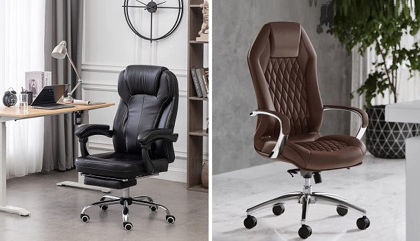 two premium office chairss