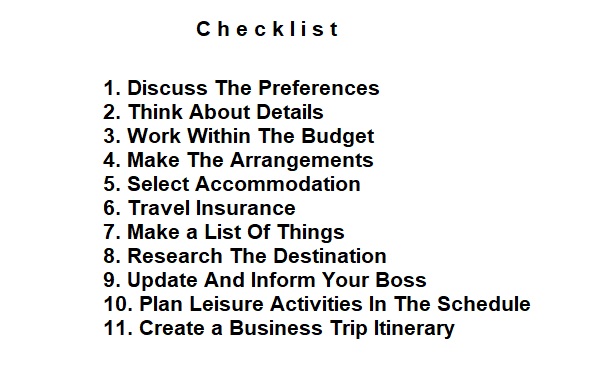 business checklist